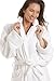 Camille Womens White 100% Cotton Towelling Bath Robe L/XL WHITE