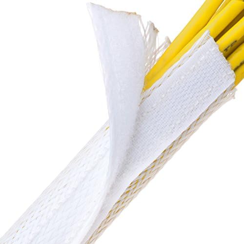 Wirecare Flexo-Wrap PET Easy On, Easy Off Access - 2" - White 6 ft Piece