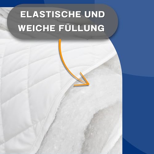 All-Season Duvet 140 x 200 cm, Quilt, Sleeping Blanket, Warm Duvet, White, Microfibre, Set: 2 x White Duvets