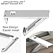 JEACENT Window Air Conditioner Brackets, Universal AC Window Support Bracket, Med Duty - Up to 85 lbs - 13.5” Arm for A/C Units