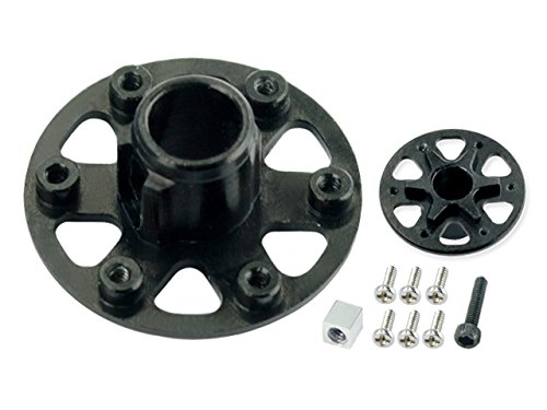 Microheli Aluminum Main Gear Hub (BLACK) (for MH-18FX069 series)