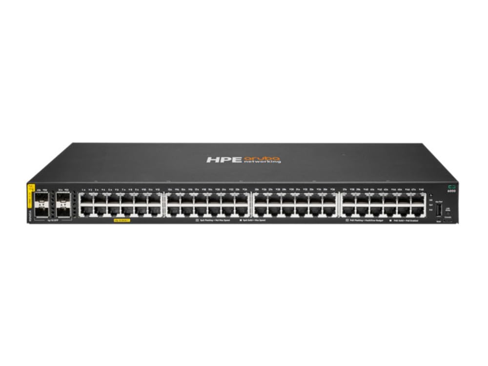 Aruba 6000 48G Class4 PoE 4SFP 370W Switch