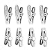 Refrigerator Magnetic Chip Bag Clips - LEYOSOV 8pcs Heavy Duty Fridge Magnet Hook with Strong Neodymium Magnet, Perfect for Food Classroom Office Photo Calendar
