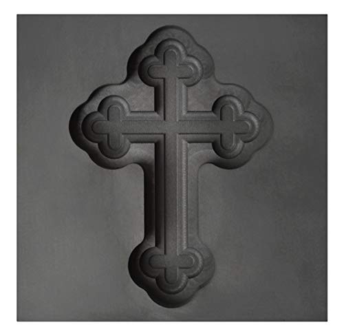 Large - Botonee Cross 3D Graphite Ingot Mold for Precious Metal Casting Gold Silver Copper Melting