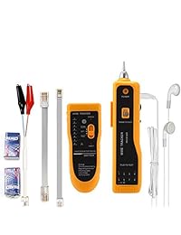 Trazador de cableado profesional RJ11 RJ45, rastreador de cable LAN Ethernet, rastreador de línea, prueba para recopilación de cable de red, prueba para línea telefónica.
