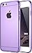 Laza [Slim Jelly] Case Premium Soft Flexible Slim-Fit TPU Case Translucent Showoff Design Case Cover for Apple iPhone 6/6s (4.7) - Purple