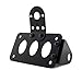 Senkauto Grill Side Mount Motorcycle License Plate Bracket for Harley Bobber Chopper Honda Yamaha Suzuki Kawasaki and Other Custom Bike (Bracket Only)