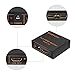 Hdmi Splitter,Ddida Powered Full HD 1080P V1.4 Support 4K/2K and 3D Resolution-1 Source to 2Displays