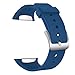 FanTEK Band for Gear S2 - Soft Silicone Sports Style Replacement Strap Work for Gear S2 Smart Watch SM-R720 SM-R730 Version Only (Dark Blue)