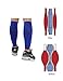 ChinFun Calf Compression Sleeve 20-30mmHg Leg Support Graduated Pressure Socks Running Guards - Shin Splints Circulation Recovery Varicose Veins Pain Relief Sports Gear Men Women Royal Blue L