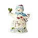Enesco Jim Shore Heartwood Creek Pint Size Snowman with Candy Figurine, 5.25