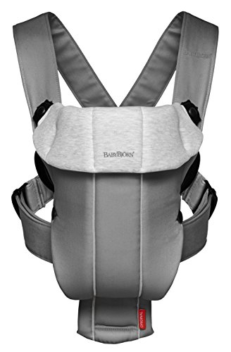 BABYBJORN Baby Carrier Original - Dark Gray/Gray, Jersey Cotton BABYBJORN Baby Carrier Original - Dark Gray/Gray, Jersey Cotton