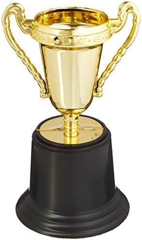 Rinco Educational Products 5" Plastic Gold Trophy (12 Pack)