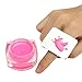 Spdoo Stainless Steel Palette Ring Nail Art Cosmetic Makeup Gel Mixing Paint Manicure Tool