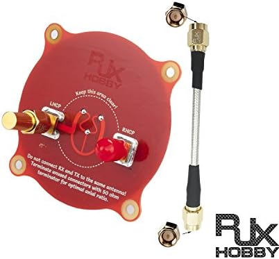 RJX 5.8 GHz 9.4dBi Triple Feed Patch Antenna with a 50ohm Terminator