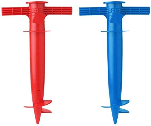 Patio Lawn Garden Augers Posthole Diggers Patio Umbrella Uk Beach Sand Auger New Design Outdoor Sun Beach Umbrella Holder Spike Fishing Pole Patio Parasol Ground Umbrella Stand Screws Garden Umbrella