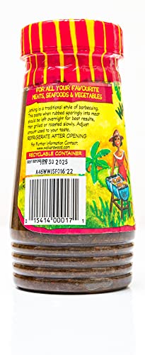 WALKERSWOOD TRADITIONAL JAMAICAN JERK SEASONING, HOT & SPICY, 10 OZ