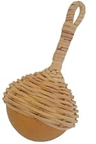 Single Jingle Caxixi Bottle Cap Shaker - African Woven Basket Rattle
