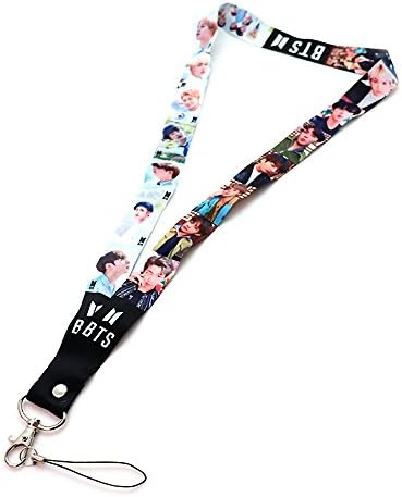 K-POP BTS Bangtan Boys Lanyard Key Leash Key Chain Ver.5