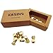 Kbsing 20 Pcs Locking Pin Keepers Backs (Gold)