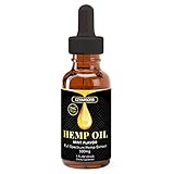 EzyAbsorb Organic Hemp Seed Extract Oil 500mg for Pain & Stress Relief (THC Free): Promotes Restful Sleep & Anxiety Relief, Rich in Omega 3 and 6 Fatty Acids, Mint Flavor, Kosher, Vegan, Gluten Free,