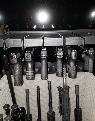 Gun Storage Pack of 12 Original Handgun Hangers (Hand Made in USA) (12 Hangers)
