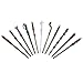 W.D Harry Potter Magic Wand Set Fine Handcrafted Magic Wand Black Wand, Professor Wand, Wizard Sorcerer's Wand Kids Toys Magic Wands Stick with Keychain Necklace in Box (11pcs/Set)