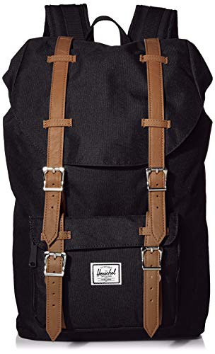 black and tan backpack