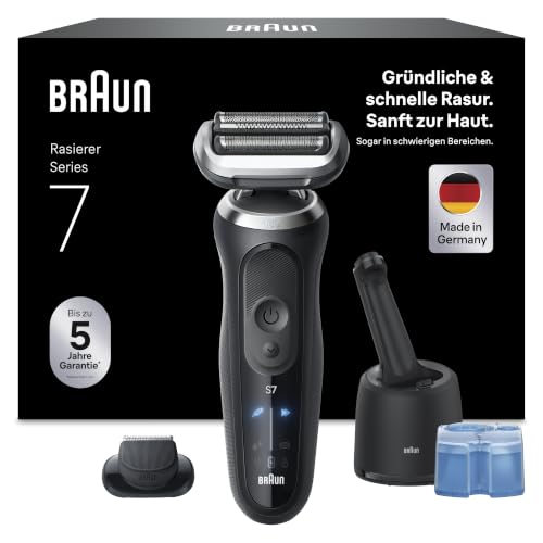Braun Rasierer Herren Elektrisch Series 7, N7200cce, Schwarz