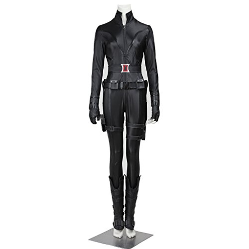 CosplayDiy Women's Costume for The Avengers II Black Widow Cosplay