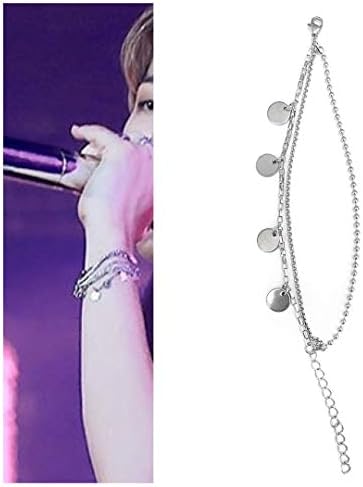 Liberty-M BTS ジミン ブレスレット アクセサリー 防弾少年団 着用モデル 18cm+5cmサイズ