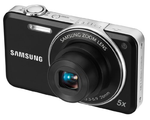 Samsung EC-ST95ZZBPBUS Digital Camera with 16 MP, 5x Optical Zoom and Touchscreen Black