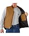Carhartt Men's Arctic-Quilt Lined Duck Vest (Regular and Big & Tall Sizes), Brown, Medium