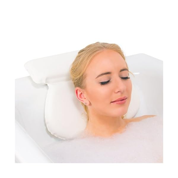 Relux-Premium-Waterproof-Bath-Pillow-Cushion-with-Non-Slip-Suction-Cups-Ergonomic-Home-Spa-Headrest RELUX Premium Waterproof Bath Pillow Cushion with Non-Slip Suction Cups Ergonomic Home Spa Headrest