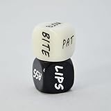 Smartdealspro Black and White Color Funny Adult Fun Toy Love Game Sexy Romance Exrotic Dice 2pcs