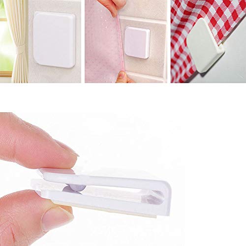 Genenic Shower Curtain Clips Anti Splash Spill Stop Water Leaking Guard Bath(Pair)
