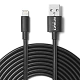 10 Foot Apple MFI Certified Lightning to USB Cable by UltimateBundle, iPhone Charger, 8pin Charging Cord Made for iPhone X / 8 / 8 Plus / 7 / 6s / 6 / iPad (Black)