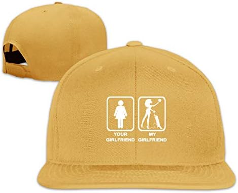 Realfits Your Girlfriend My Girlfriend Unisex Adults Flat Brim Baseball Cap Trucker Visor Hat
