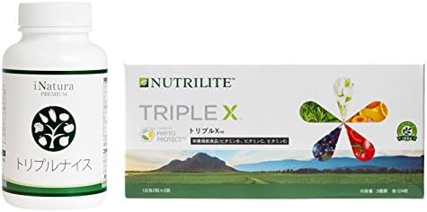 Amazon セット販売 アイナチュラ トリプルナイス と アムウェイ トリプルx レフィル アイナチュラプレミアム Inatura マルチビタミン ミネラル
