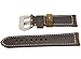 Ritche Quick Release Leather Watch Band Genuine Leather Replacement Watch Straps 18mm 20mm 22mm (dark brown, 20mm)
