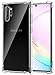 Matone for Samsung Galaxy Note 10 Plus Case, for Samsung Galaxy Note 10 Plus 5G Case, Crystal Clear Slim Soft TPU Cover Case with Reinforced Corner Bumpers for Galaxy Note 10+/Note 10+ 5G (2019)