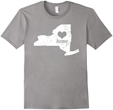 Men's I Love New York Home T Shirt New York Gifts New York Shirt XL Slate