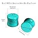 Evevil Wood Mixed Stone Ear Plugs Ear Gauges Double Flared Saddle Stretching Gauge Expander (18 Pairs/36 Pieces,00g-14mm)