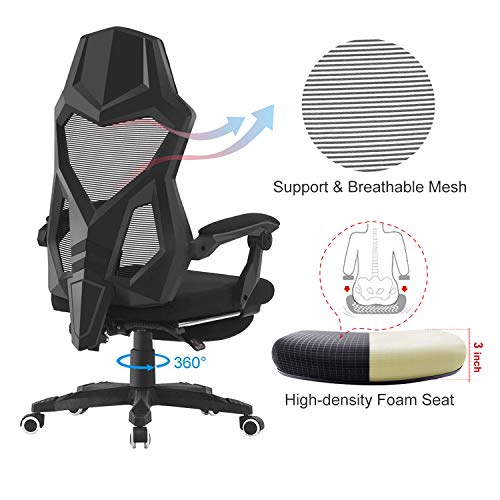 HOMEFUN Ergonomic Office Chair, High Back Executive Desk Chair with