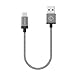 iPhone 6 Charger, MFI Apple Certified Cambond Element Series 8 pin USB Sync Charger iPhone 7 Cord ( Metal Grey / 1ft )