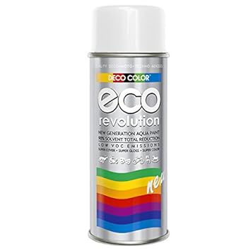 DC ECO Lackspray glänzend matt 400ml nach RAL freie Farbauswahl (Weiss Glanz RAL 9010)