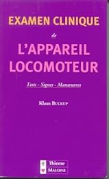 Examen clinique de l'appareil locomoteur