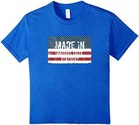 unisex-child Made in Harrods Creek, Kentucky T-shirt 6 Royal Blue