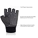 Trideer Workout Gloves, Full Palm Protection & Extra Grip, Gym Gloves for Weight Lifting, Training, Fitness, Exercise (Men & Women) (Grey, XL (Fits 8.3-9.0Inches))