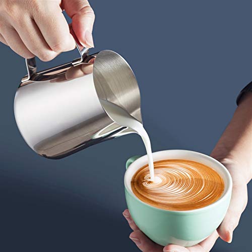 Edelstahl Aufschäumen von Milch Pitcher Espresso-Kaffee Barista Craft Latte Cappuccino Milchcreme Cup Aufschäumen Krug… – Bild 7